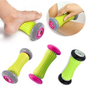 Manual foot massage roller