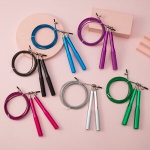 Wire skipping rope