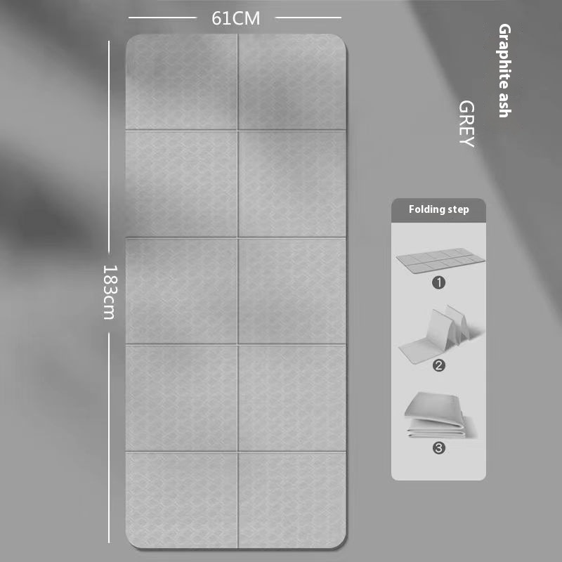 Foldable yoga mat