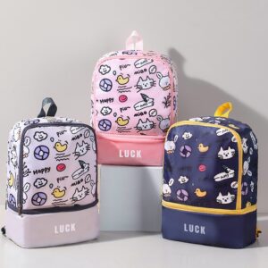 Wet and dry swim backpack