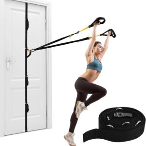 Multi-point door anchor strap
