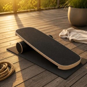 Roller balance board set