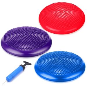 Inflatable balance cushion